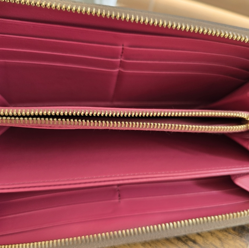 Prada Tan Leather Wallet - Picture 8 of 11